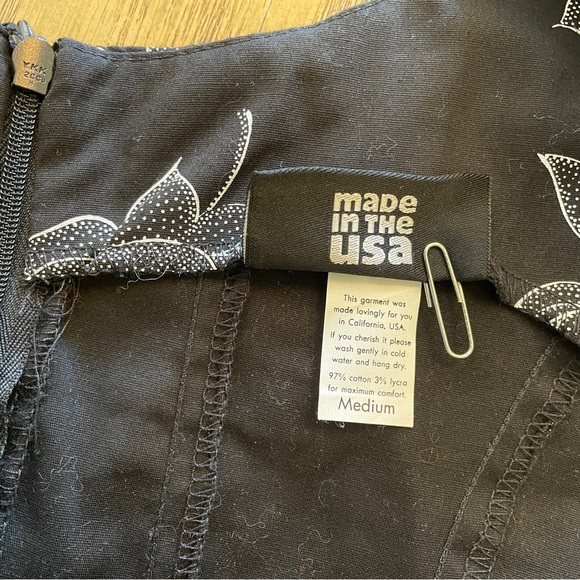 Nooworks printed black dress from the brands early days - Picture 4 of 7